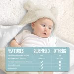BlueMello Baby Swaddle Blanket | Ultra-Soft Plush Essential for Infants 0-6 Months | Receiving Swaddling Wrap White | Ideal Newborn Registry and Toddler Boy Accessories | Perfect Baby Girl Shower Gift - Image 4